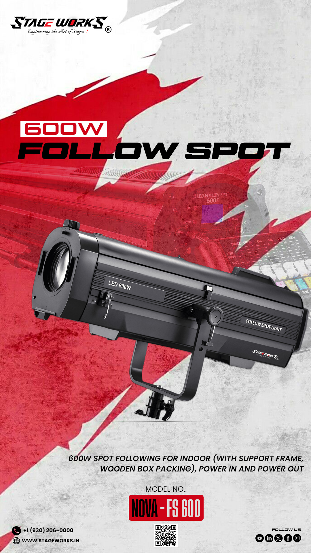 Stage Works Nova Follow Spot