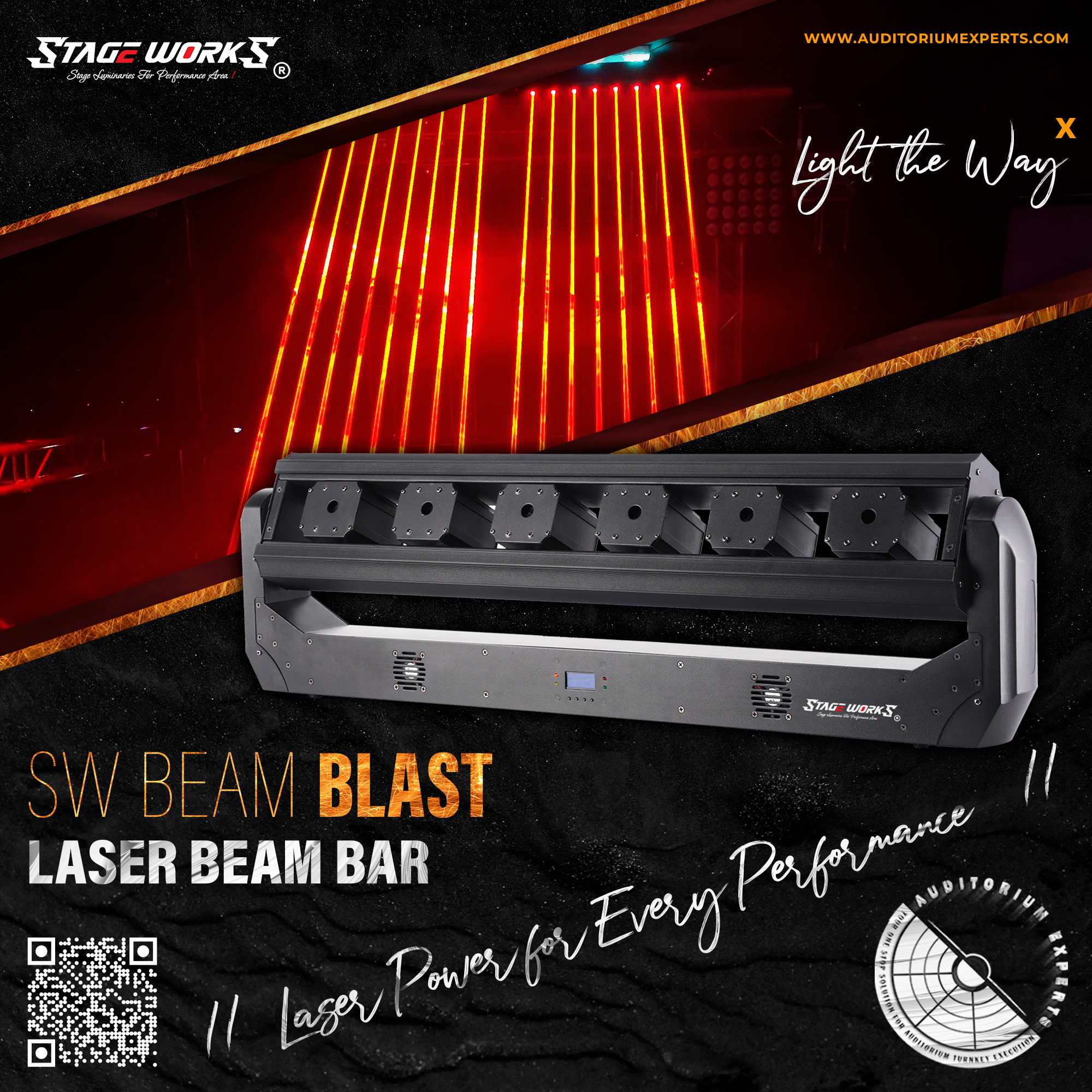 Auditorium Stage Beam Blast SW