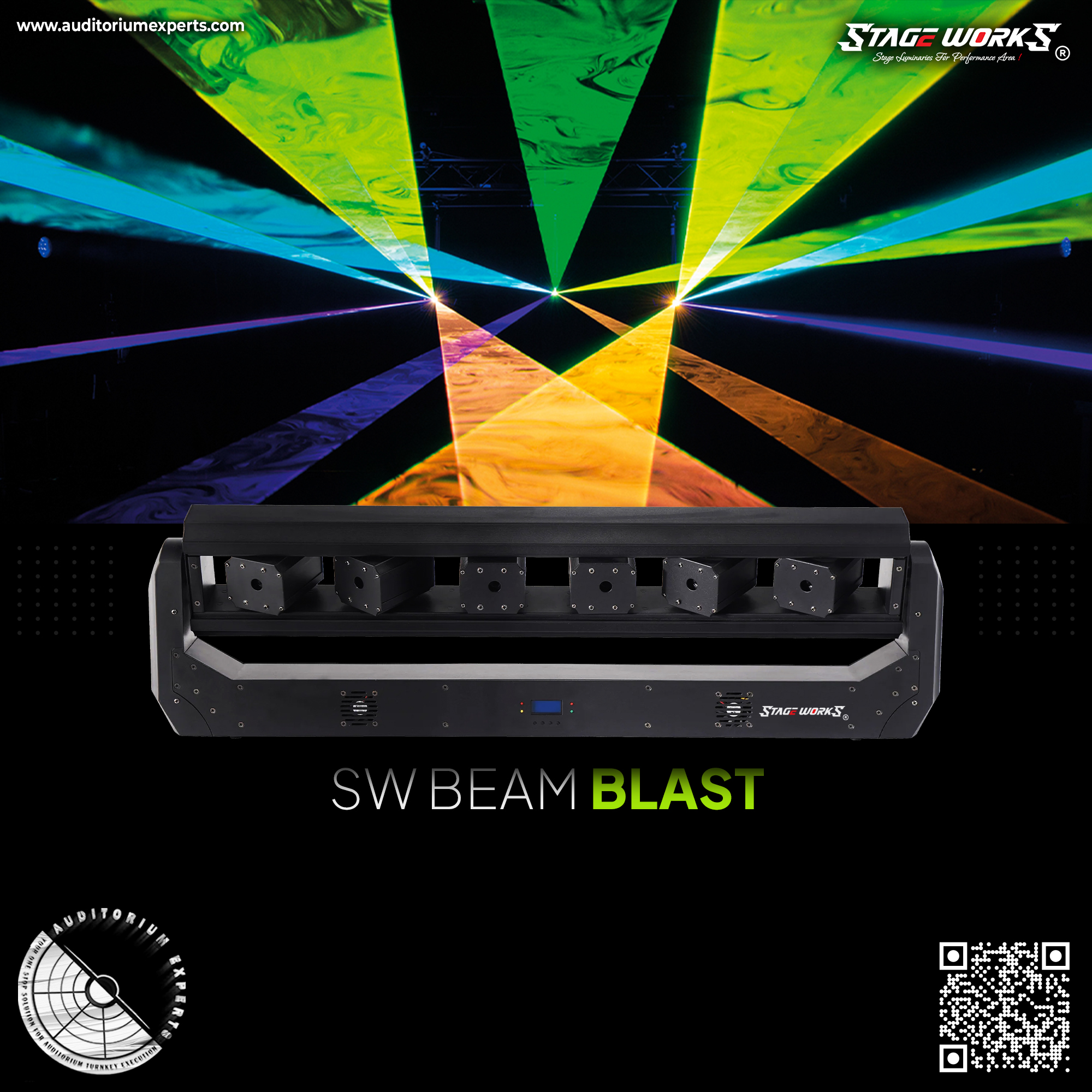 Auditorium Stage Beam Blast SW