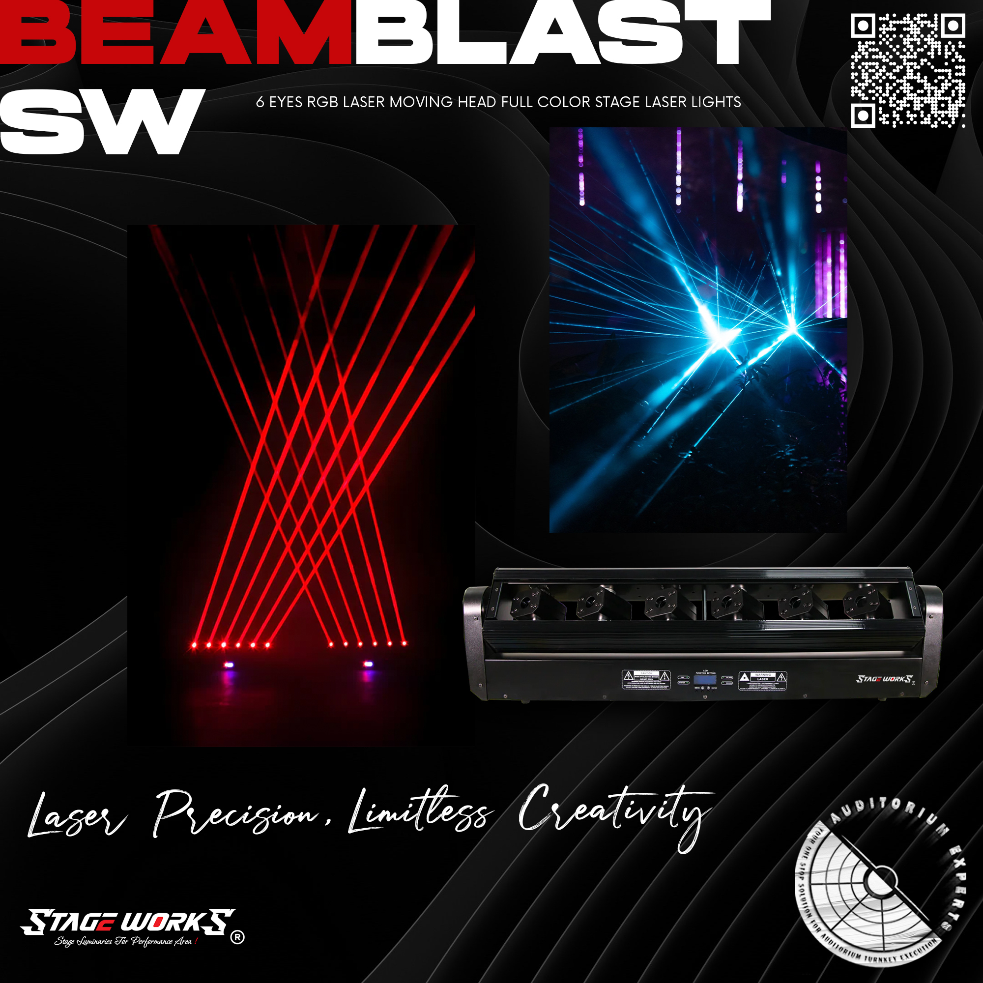 Auditorium Stage Beam Blast SW