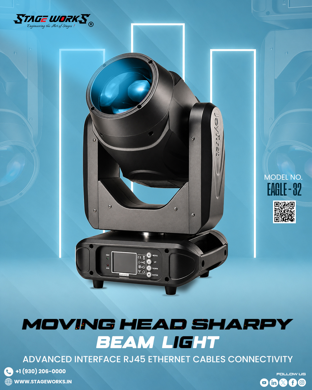 AI EAGLE - 32 Sharpy Beam 295W Moving Head Light